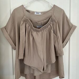 Women's Beige Neutral Set from Lillyful